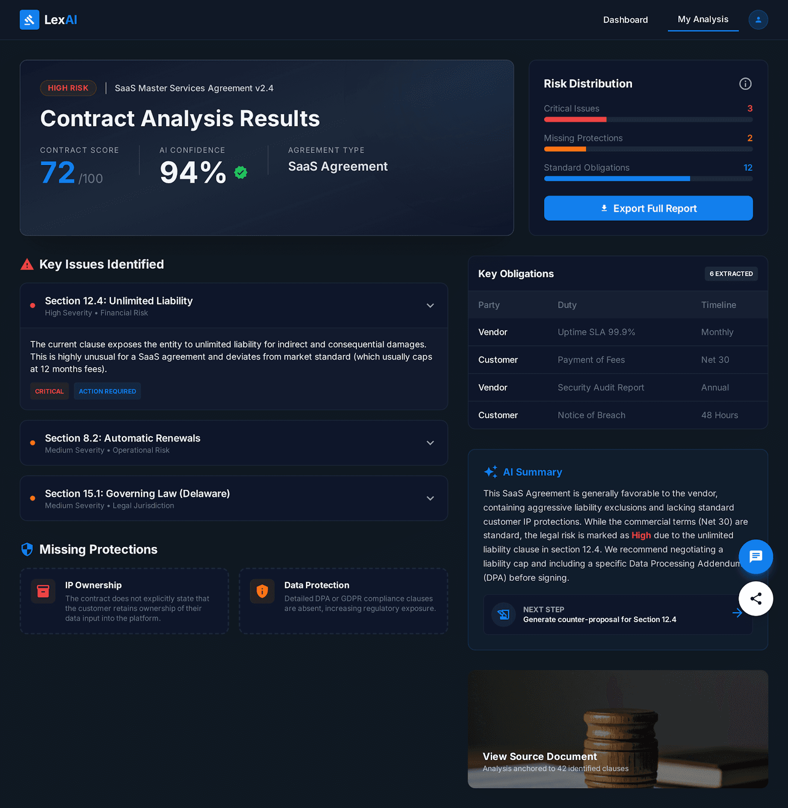 Contract Review AI Agent